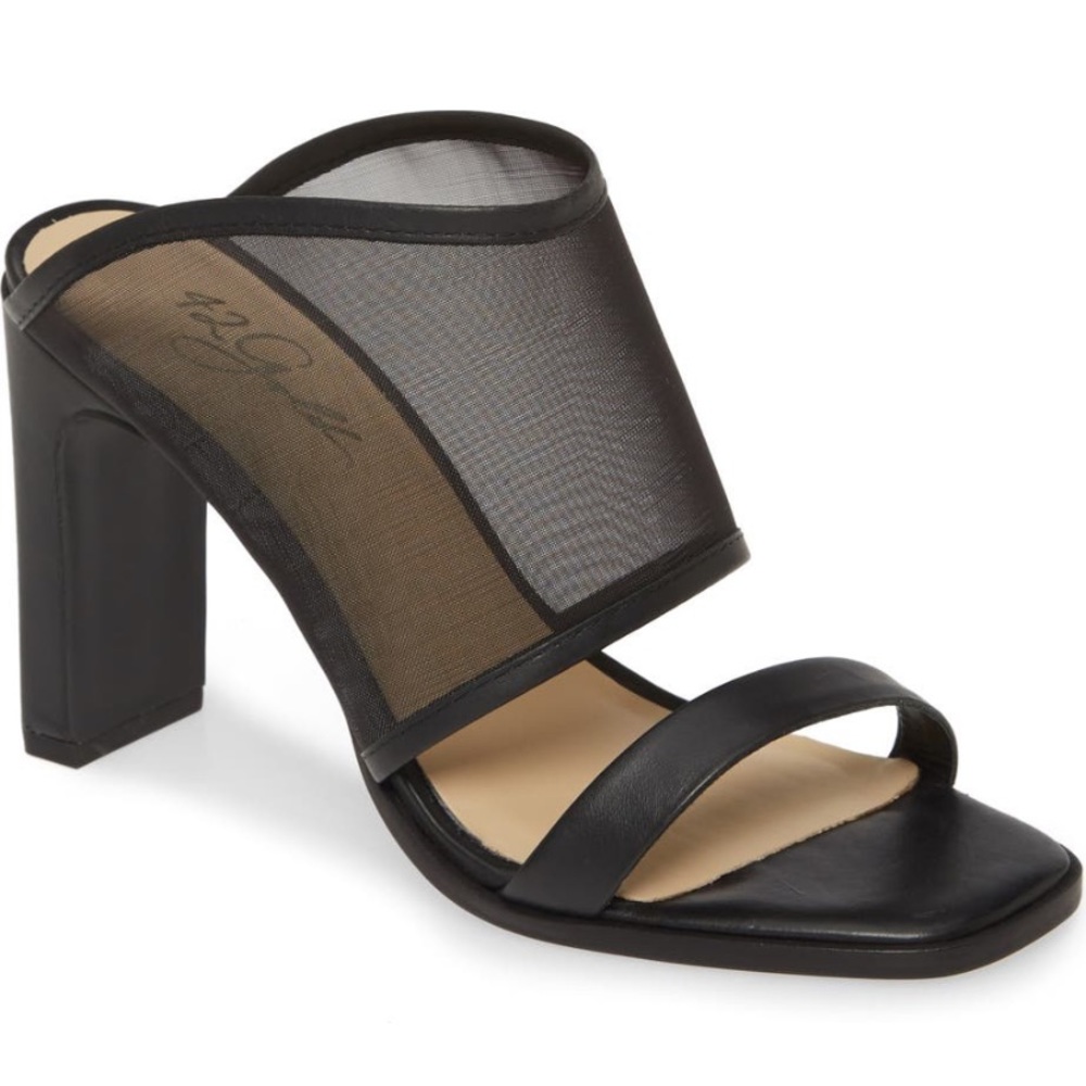 42 Gold black heels